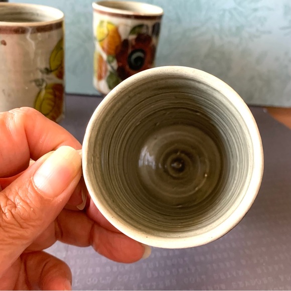 Tonala Mexico coffee mug hot chocolate footed cups set - Picture 5 of 6